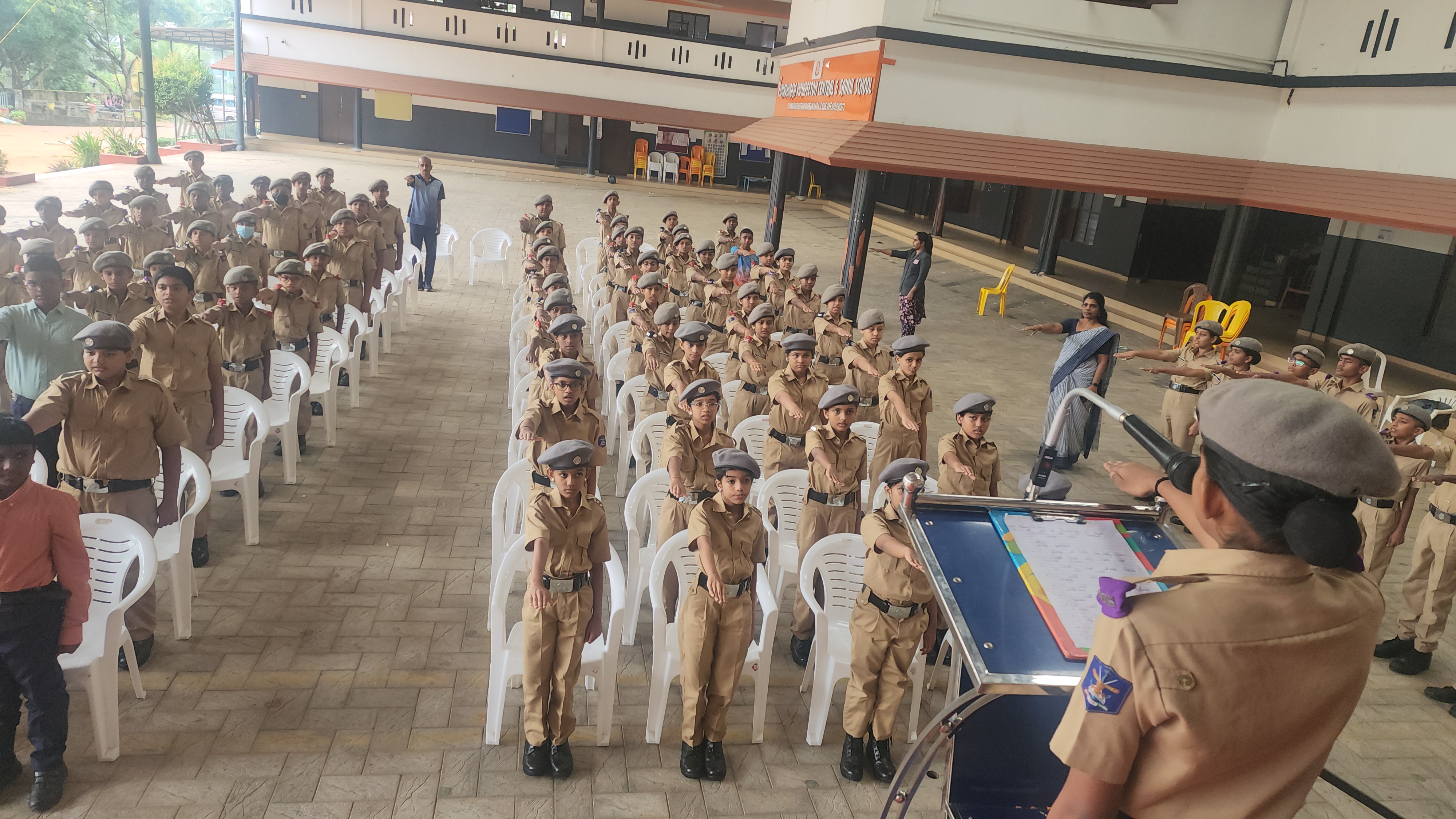 Swachatha Activity — Vidyadhiraja Vidyapeetom Sainik School